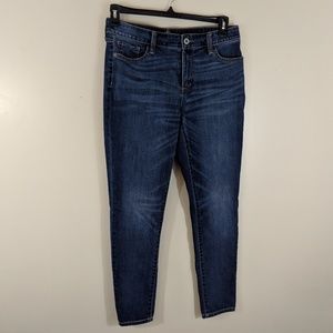 St. John's Bay Skinny Leg Blue Jeans Jeggings 8